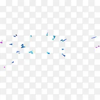 彩色三角形碎纸漂浮素材-空若网 彩色三角形碎纸漂浮素材-空若网