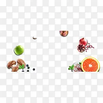 水果漂浮素材-空若网 水果漂浮素材-空若网
