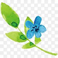 水彩春季绿叶背景-空若网 水彩春季绿叶背景-空若网