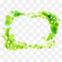 绿叶边框素材-空若网 绿叶边框素材-空若网
