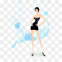 时尚美女 美容元素 美妆-空若网 时尚美女 美容元素 美妆-空若网