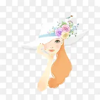 时尚戴帽美妆人物美女-空若网 时尚戴帽美妆人物美女-空若网