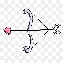 手绘情人节元素-空若网 手绘情人节元素-空若网