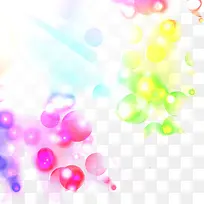 彩色泡泡圆形灯光-空若网 彩色泡泡圆形灯光-空若网