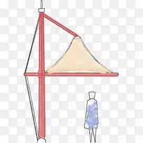 手绘灯光人物创意-空若网 手绘灯光人物创意-空若网