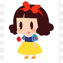 卡通可爱白雪公主-空若网 卡通可爱白雪公主-空若网