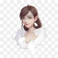 手绘美女-空若网 手绘美女-空若网