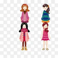 卡通美女-空若网 卡通美女-空若网