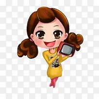 可爱卡通美女-空若网 可爱卡通美女-空若网