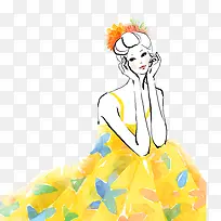 时尚手绘美女-空若网 时尚手绘美女-空若网