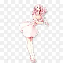 手绘美女-空若网 手绘美女-空若网