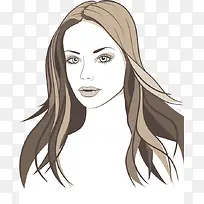 矢量时尚美女插画设计素材-空若网 矢量时尚美女插画设计素材-空若网