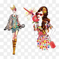 手绘美女-空若网 手绘美女-空若网