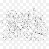 多人卡通手绘-空若网 多人卡通手绘-空若网