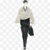 卡通时尚男模-空若网 卡通时尚男模-空若网