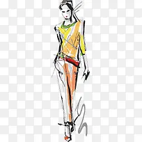 彩绘时尚模特-空若网 彩绘时尚模特-空若网