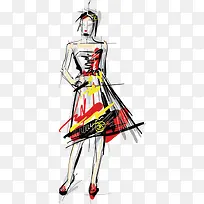 彩绘时尚模特-空若网 彩绘时尚模特-空若网