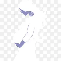 手绘黑色时尚美女模特-空若网 手绘黑色时尚美女模特-空若网