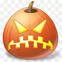 电脑图标杰克-欧-灯笼万圣节表情-南瓜-空若网 电脑图标杰克-欧-灯笼万圣节表情-南瓜-空若网