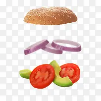 面包蔬菜西红柿-空若网 面包蔬菜西红柿-空若网
