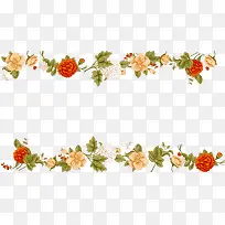 手绘鲜花边框-空若网 手绘鲜花边框-空若网