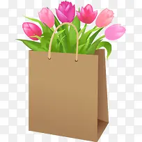 矢量卡通纸袋-空若网 矢量卡通纸袋-空若网