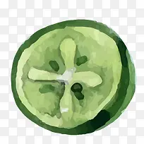 矢量卡通水彩猕猴桃png-空若网 矢量卡通水彩猕猴桃png-空若网