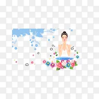 卡通时尚美容美女-空若网 卡通时尚美容美女-空若网