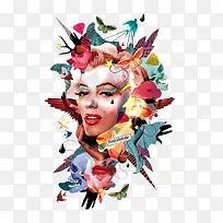 美女插画-空若网 美女插画-空若网