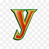 红绿立体字母y-空若网 红绿立体字母y-空若网