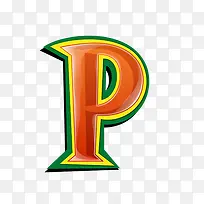 红绿立体字母p-空若网 红绿立体字母p-空若网