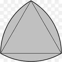 等宽圆形三角圆-三角形的Reuleaux三角形曲线-空若网 等宽圆形三角圆-三角形的Reuleaux三角形曲线-空若网