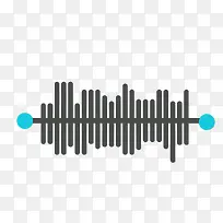 黑色声线矢量素材-空若网 黑色声线矢量素材-空若网