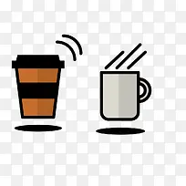 矢量咖啡杯素材-空若网 矢量咖啡杯素材-空若网