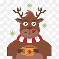 喝咖啡的驯鹿-空若网 喝咖啡的驯鹿-空若网