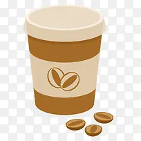 矢量杯装咖啡-空若网 矢量杯装咖啡-空若网