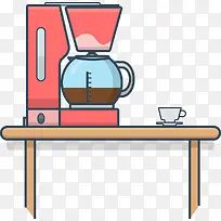 矢量咖啡机-空若网 矢量咖啡机-空若网