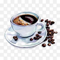 水彩咖啡-空若网 水彩咖啡-空若网