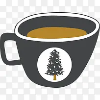 手绘卡通咖啡杯-空若网 手绘卡通咖啡杯-空若网