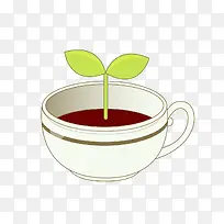 手绘卡通杯子-空若网 手绘卡通杯子-空若网