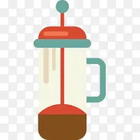 矢量扁平化杯子-空若网 矢量扁平化杯子-空若网