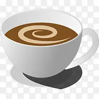 一杯咖啡矢量图-空若网 一杯咖啡矢量图-空若网