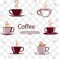 咖啡矢量素材-空若网 咖啡矢量素材-空若网