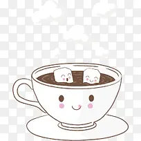 卡通手绘咖啡杯-空若网 卡通手绘咖啡杯-空若网