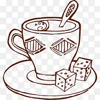 手绘咖啡-空若网 手绘咖啡-空若网