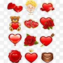 情人节剪贴画爱好者-空若网 情人节剪贴画爱好者-空若网