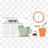 适量报纸杯子办公用品-空若网 适量报纸杯子办公用品-空若网