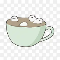 矢量手绘加冰咖啡素材-空若网 矢量手绘加冰咖啡素材-空若网