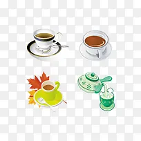 咖啡矢量素材-空若网 咖啡矢量素材-空若网