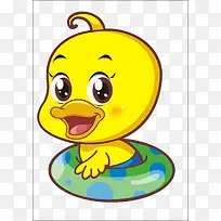 卡通黄色可爱小鸭子素材-空若网 卡通黄色可爱小鸭子素材-空若网